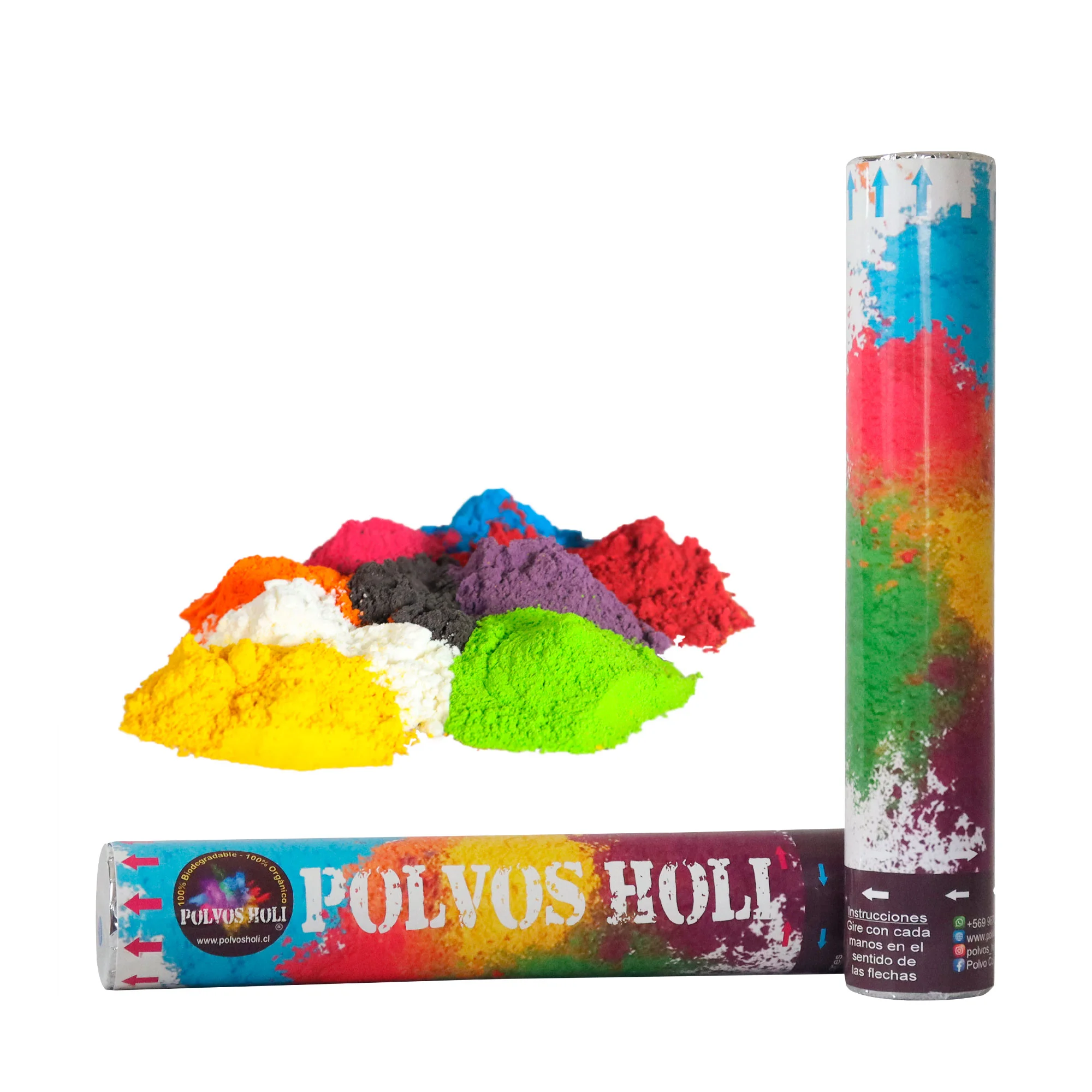 Tubos de Polvo Holi revelación de género